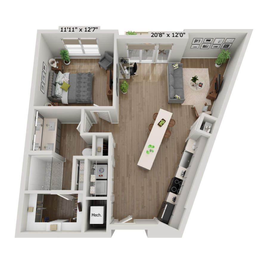 A6 floor plan