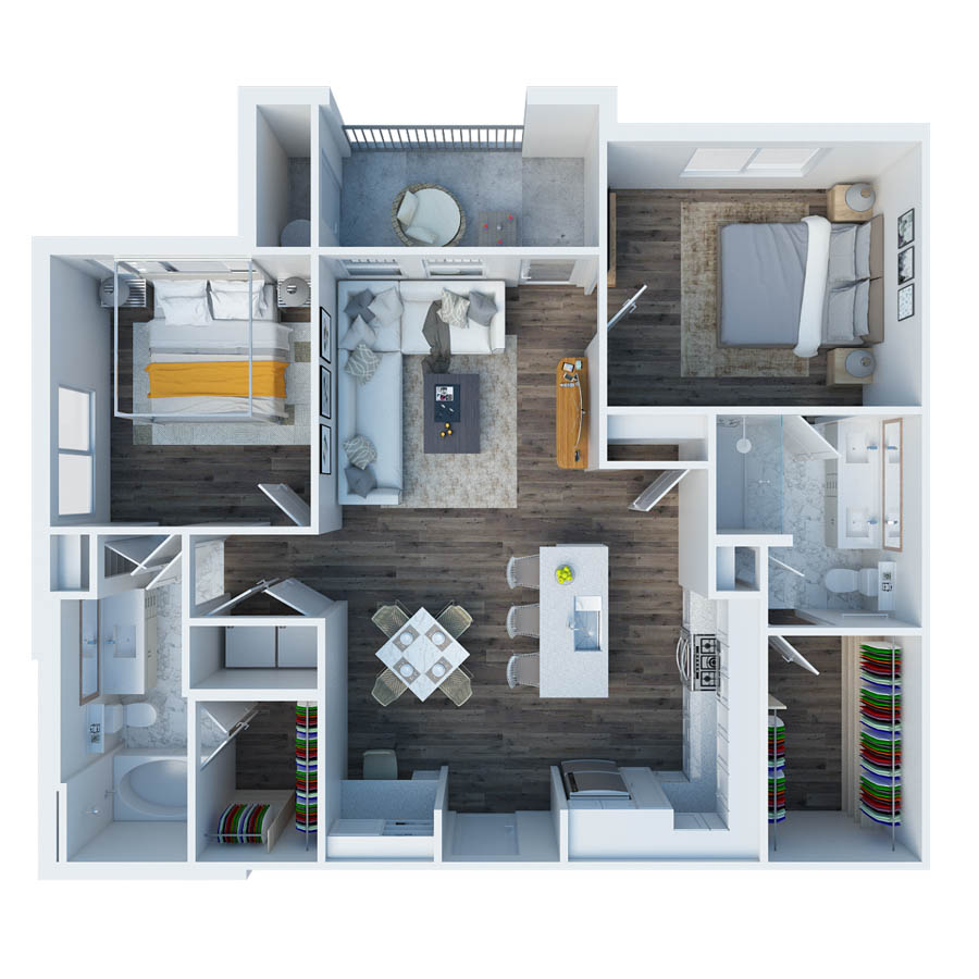B2 floor plan