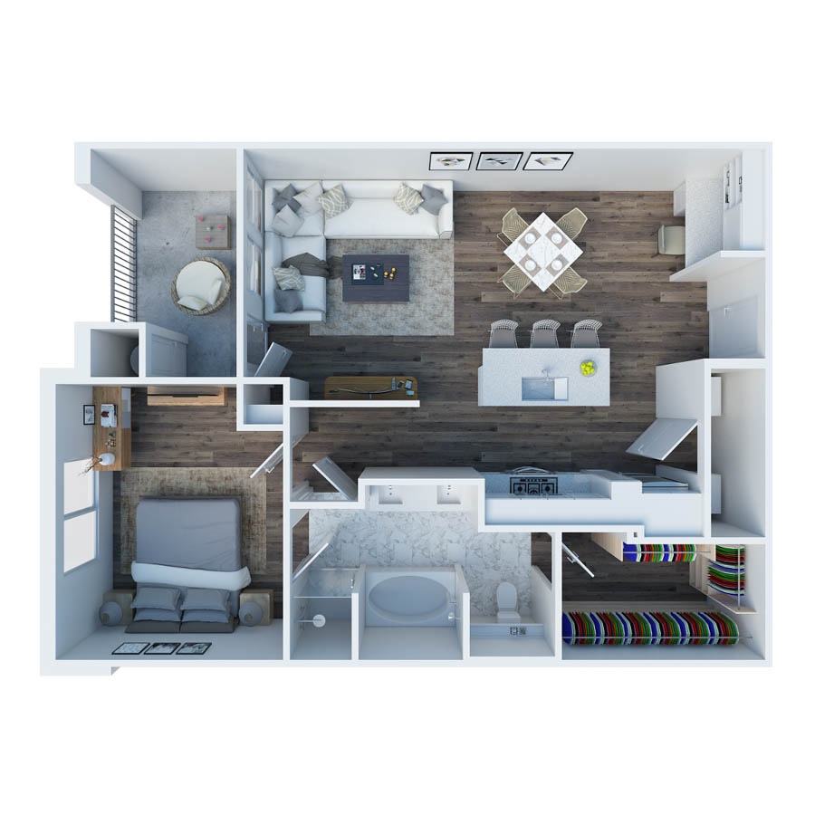 A2 floor plan