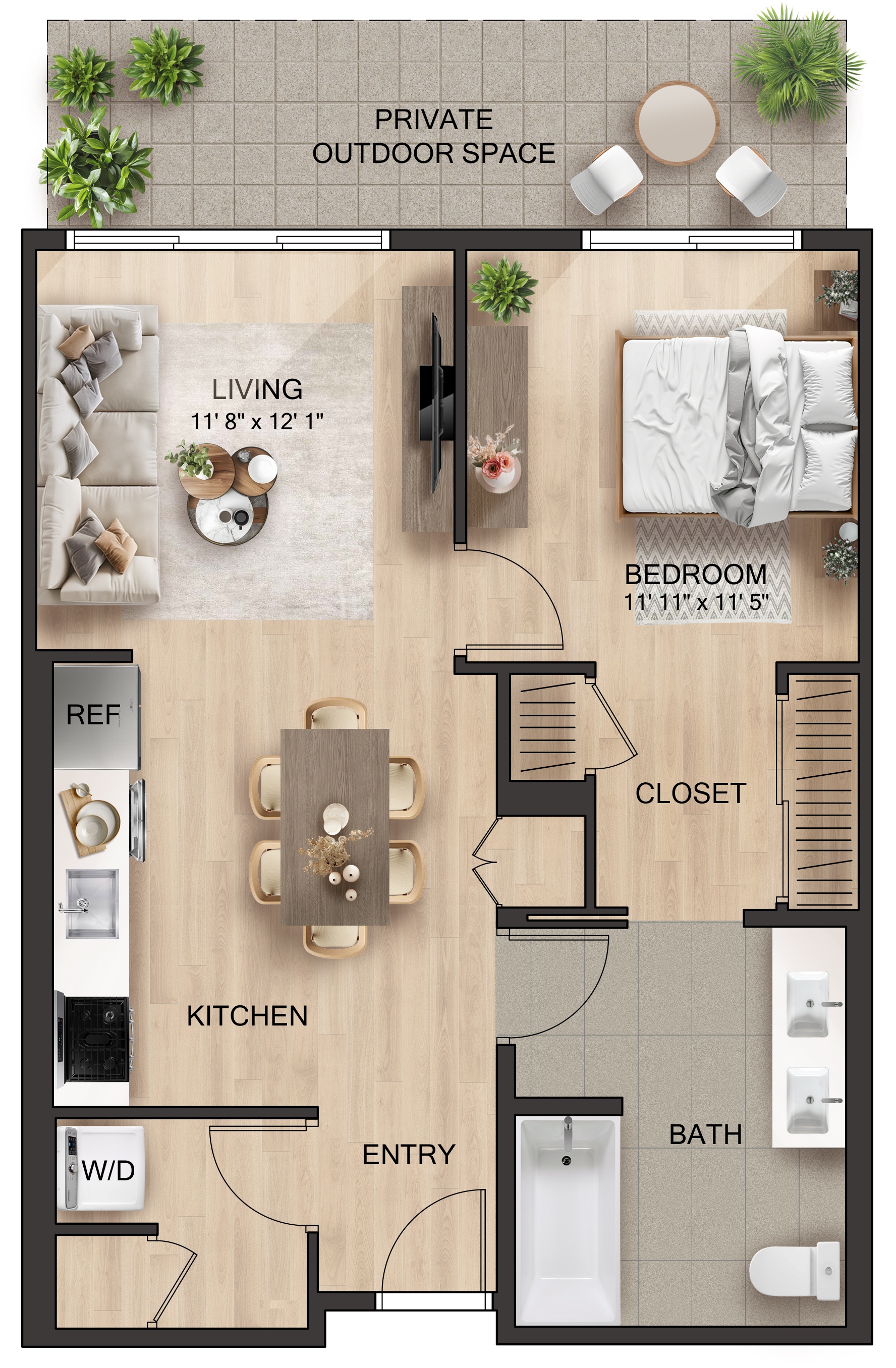 A1 floor plan