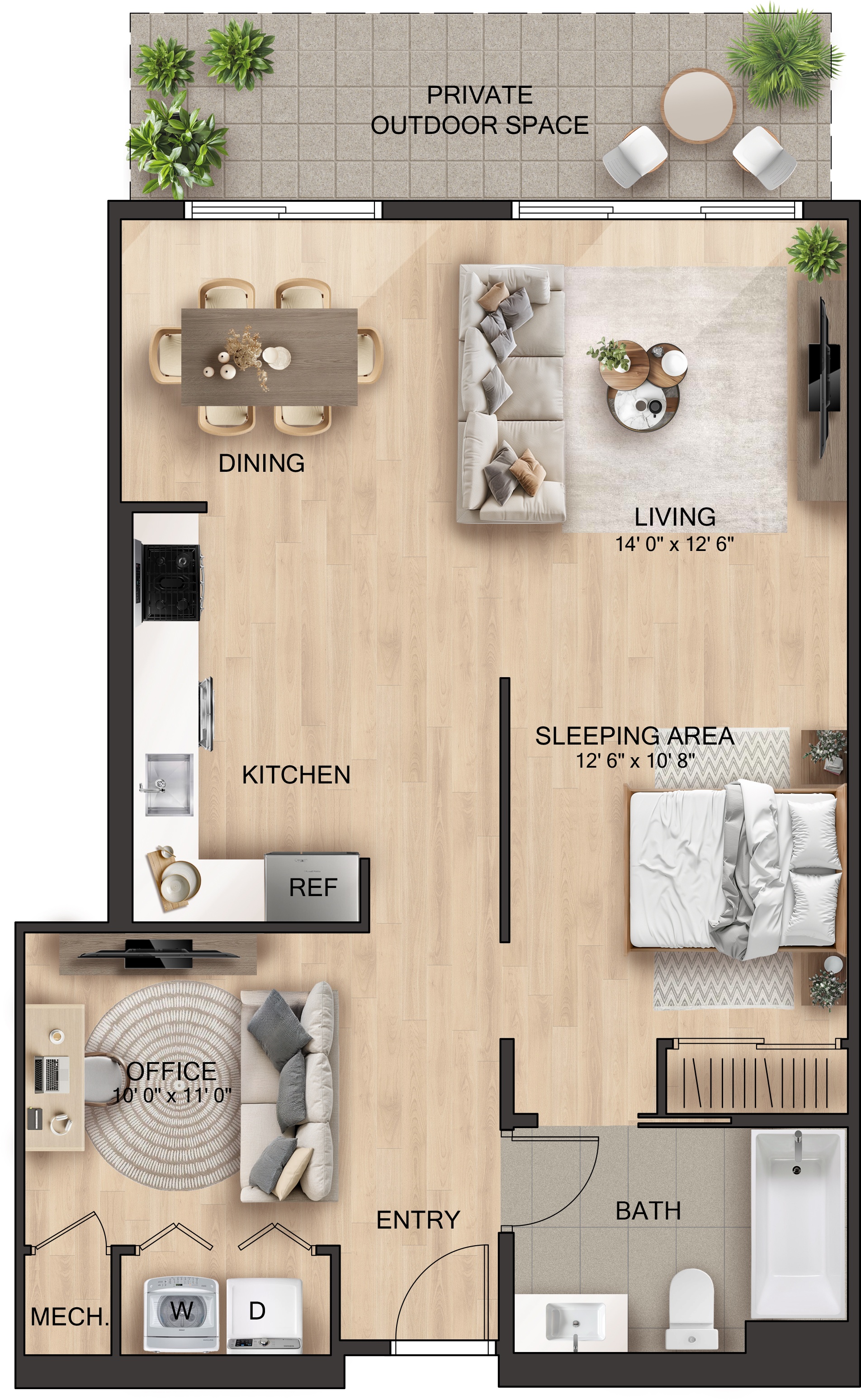 A6D floor plan