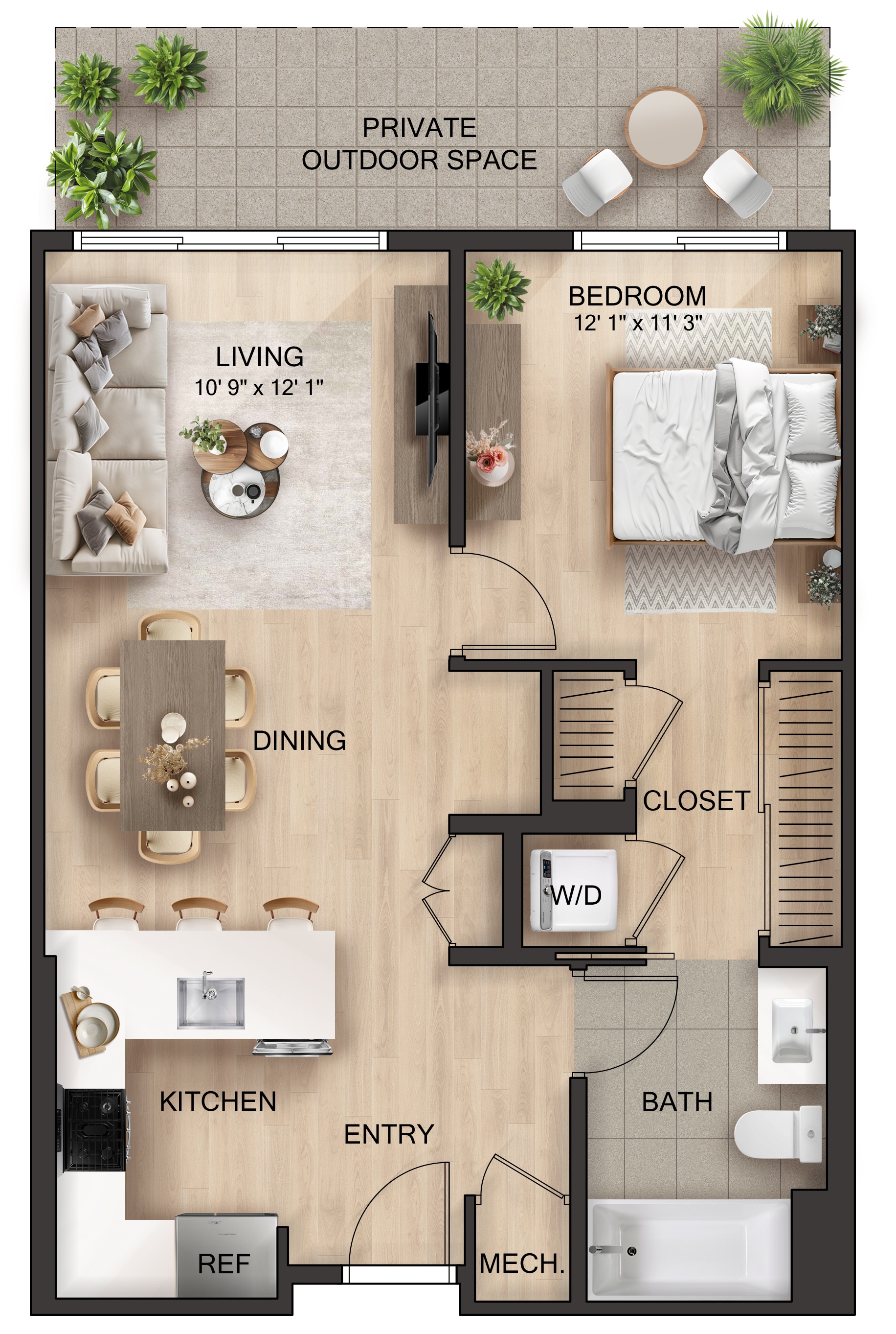 A2 floor plan