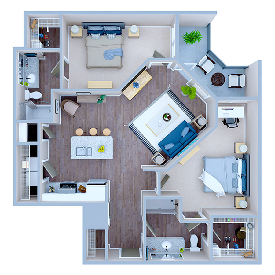 B2 floor plan