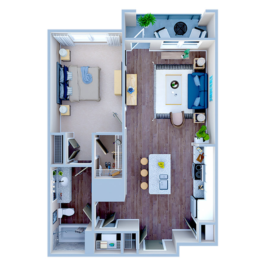 A1 floor plan