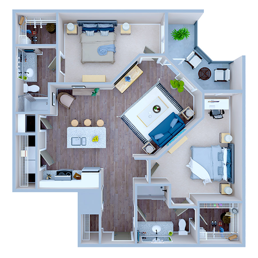 B2.1 floor plan