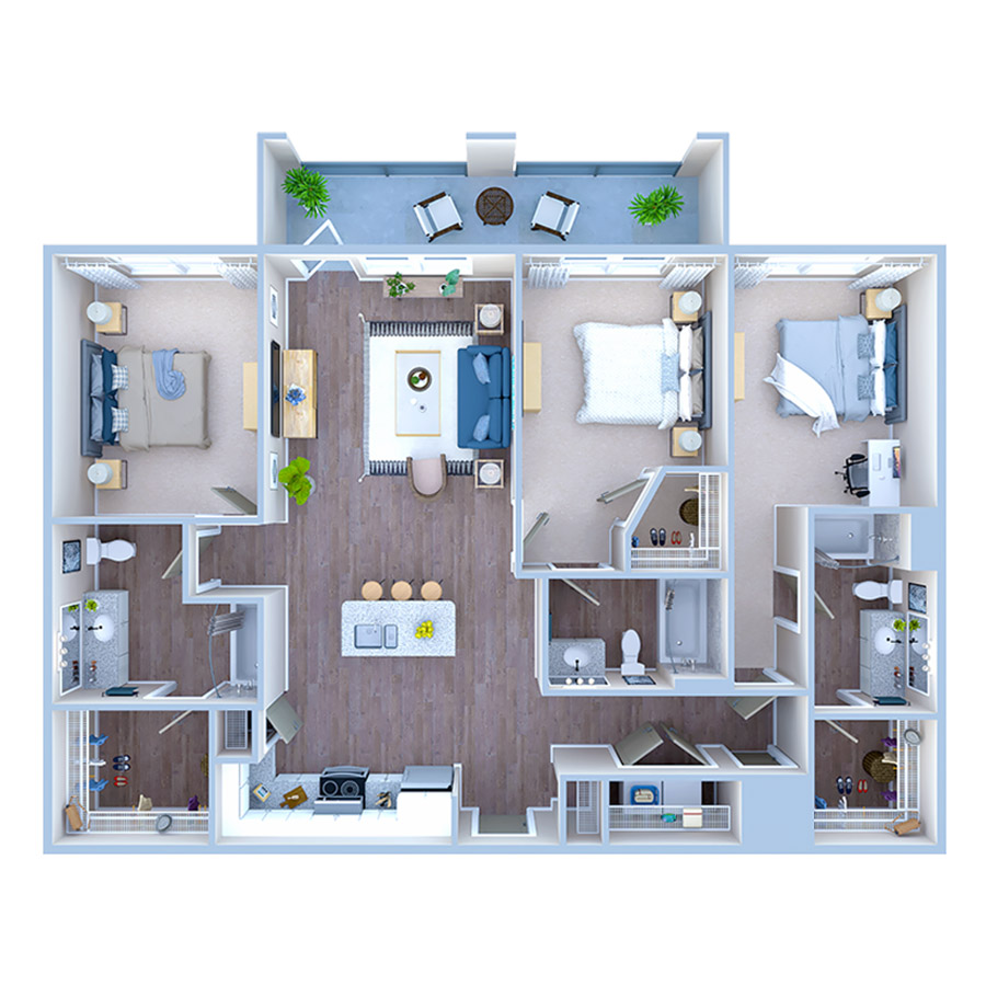 C1.1 HC floor plan