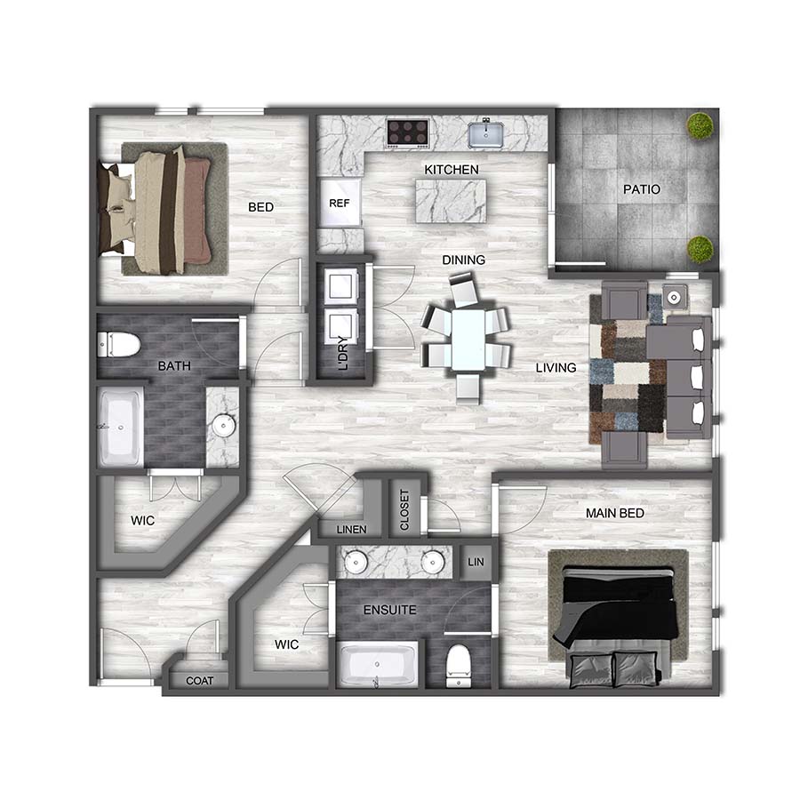 B2 floor plan