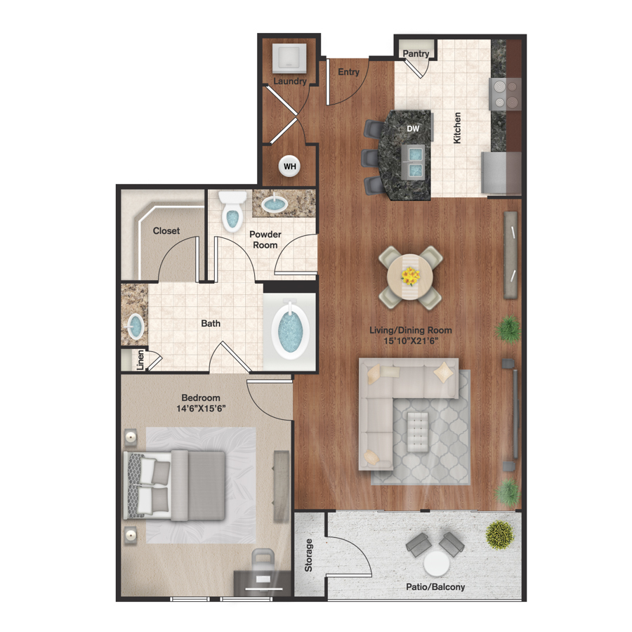 A6 floor plan