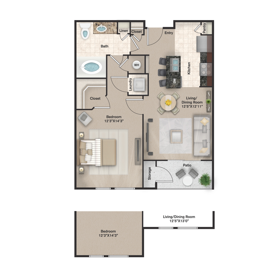 A1 floor plan