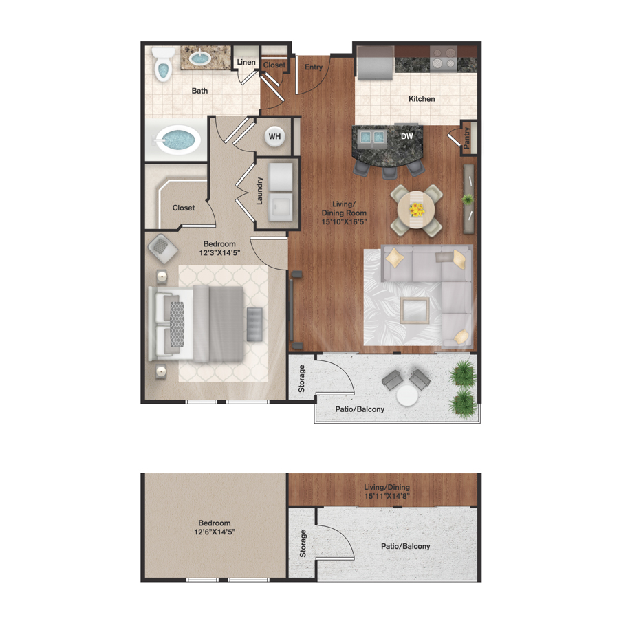 A2 floor plan