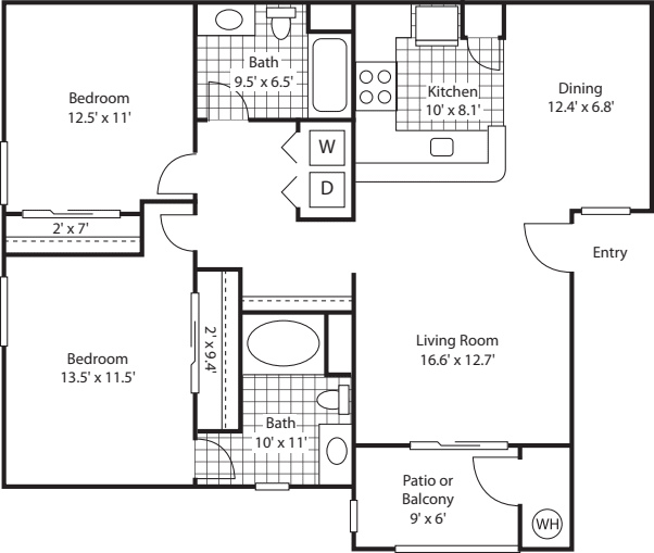 Amethyst floor plan
