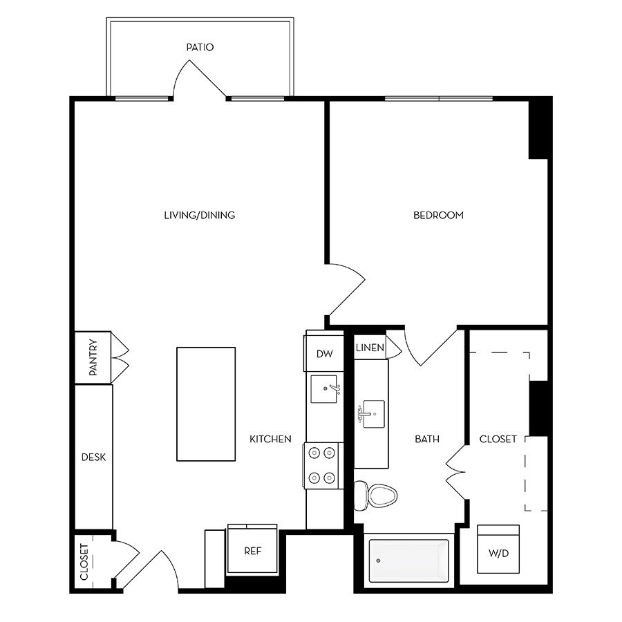 A2 floor plan