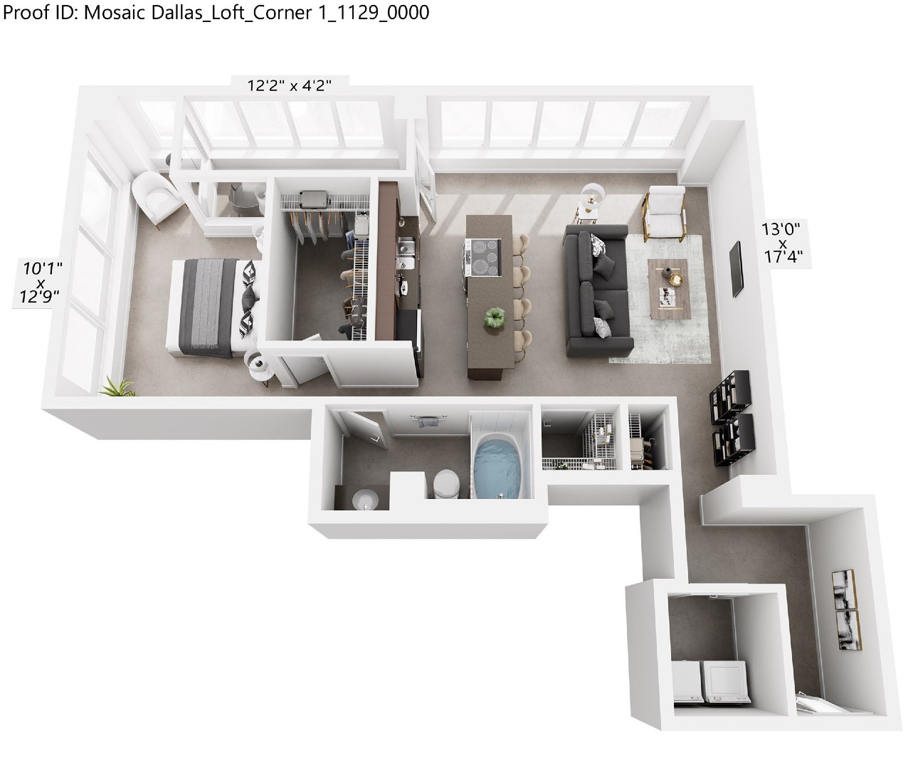 Corner 1 floor plan