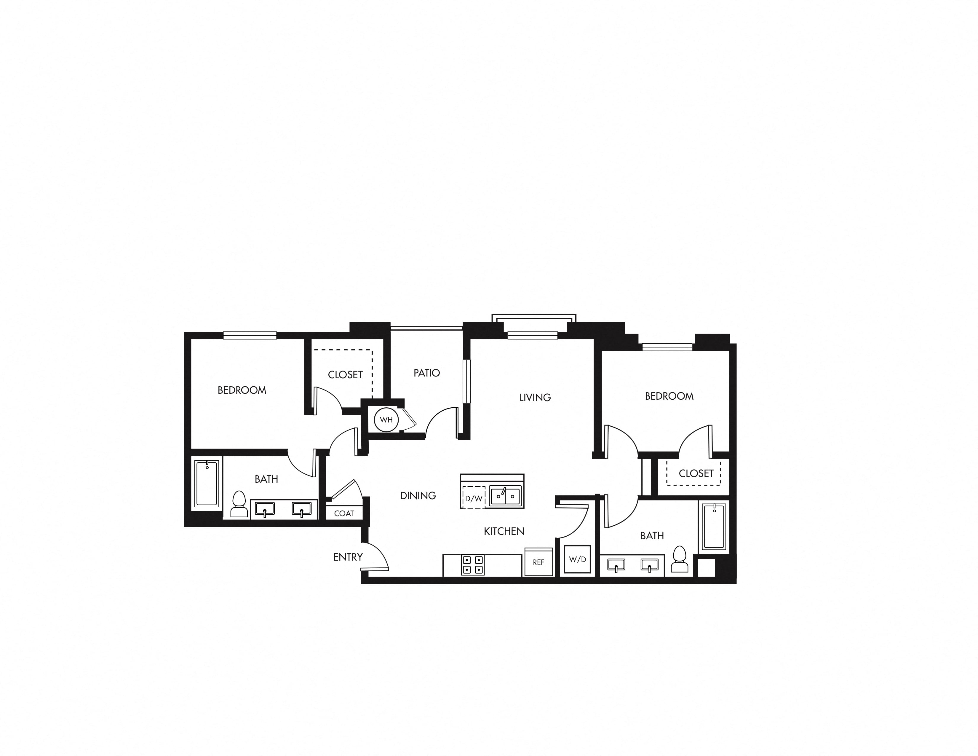 Plan B1 floor plan