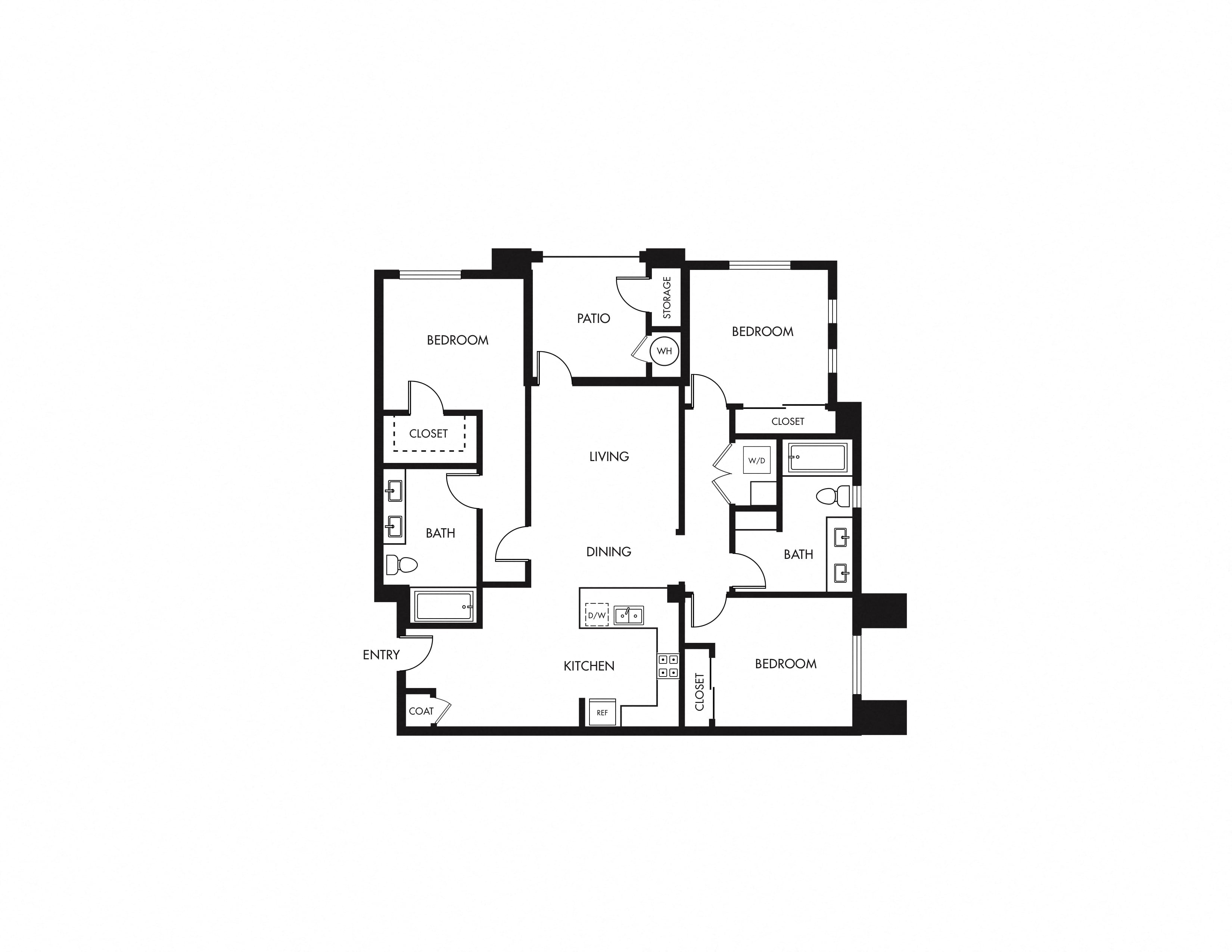 Plan C1 floor plan