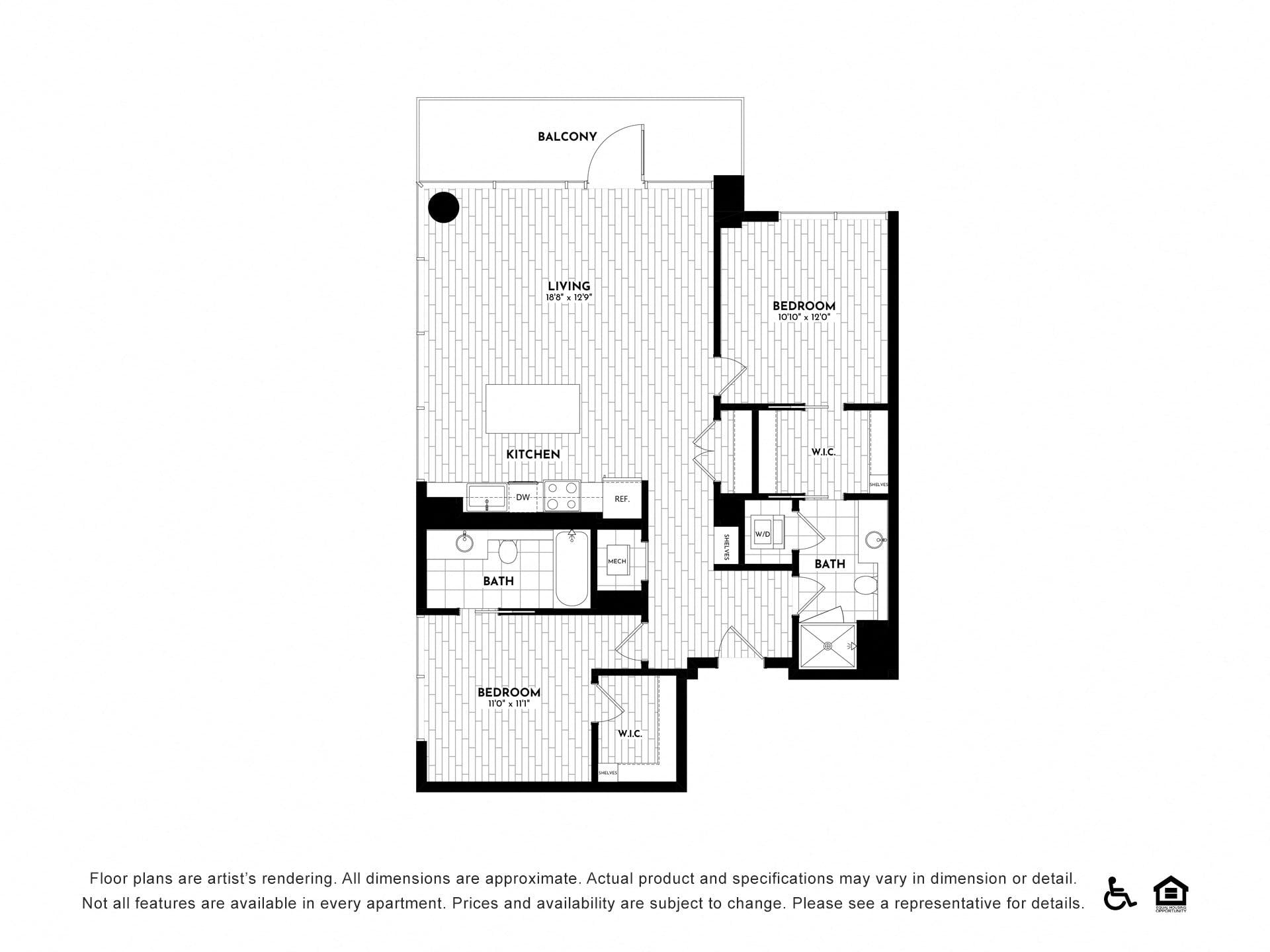 Chartreuse floor plan