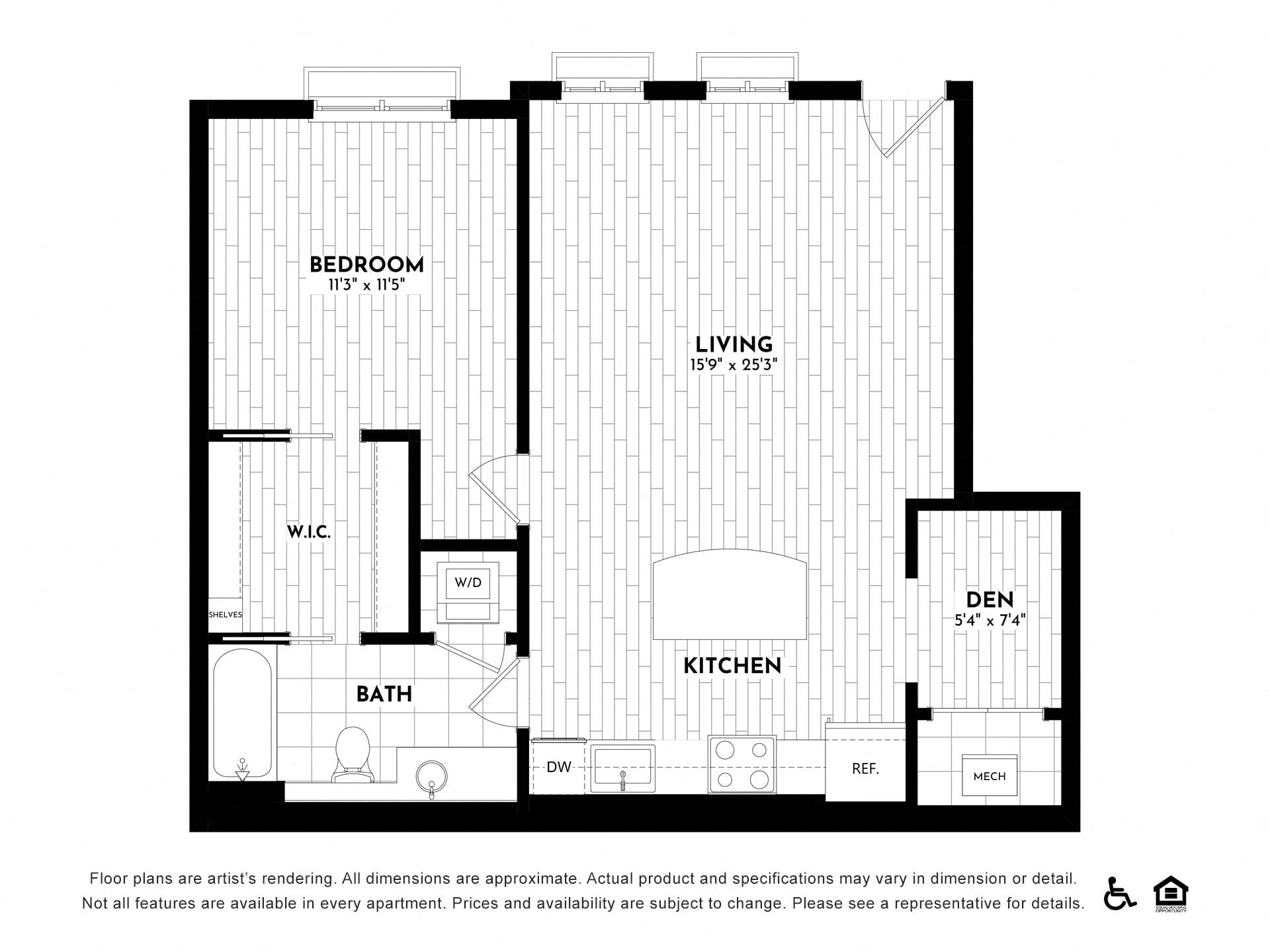 Flat 111 floor plan