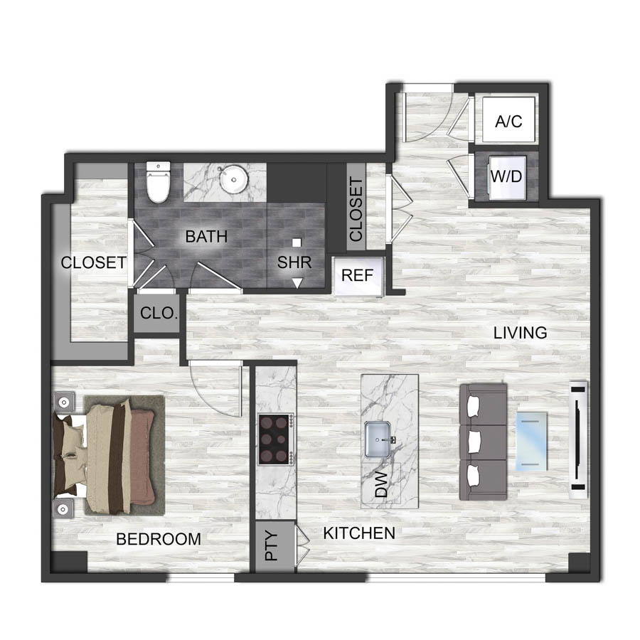 A2 floor plan