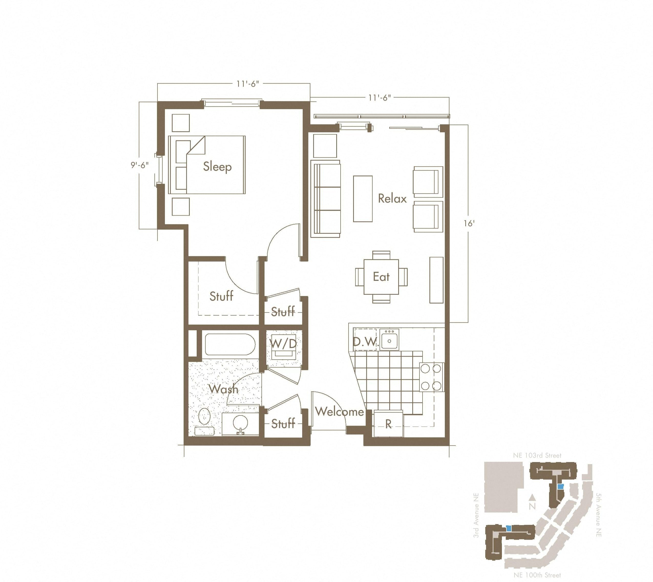 A9 floor plan