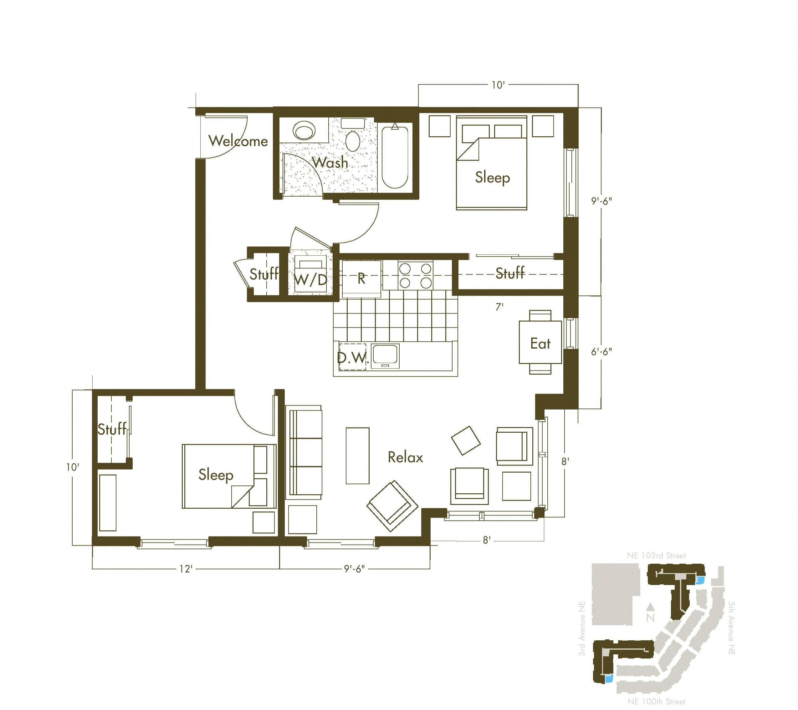 B2 floor plan