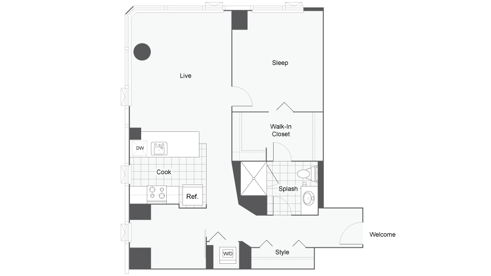 Unit 3201 floor plan