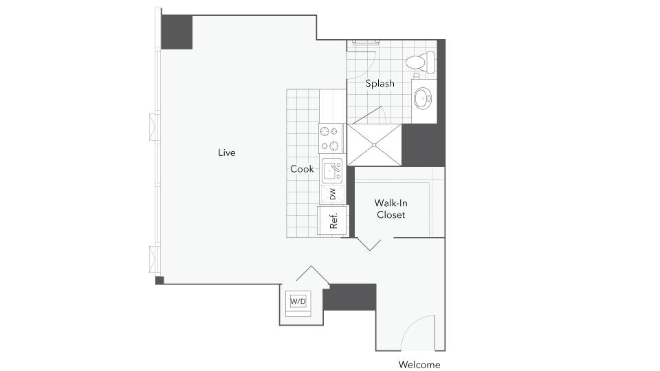 Unit 3609 floor plan