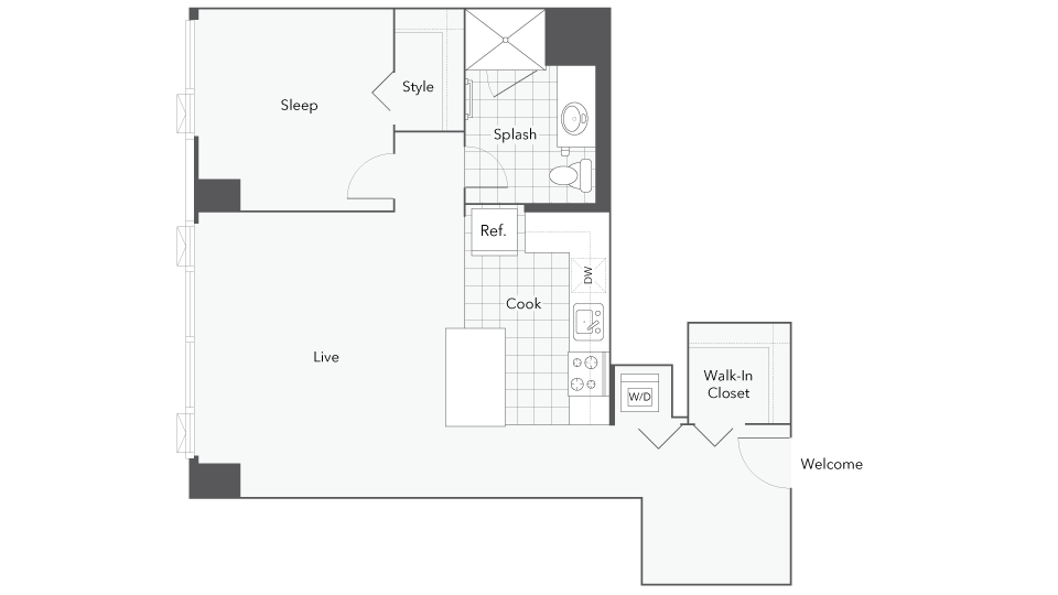 Unit 4403 floor plan