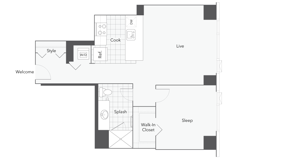 Unit 3210 floor plan