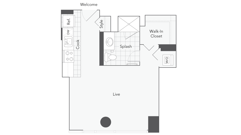 Unit 1503 floor plan