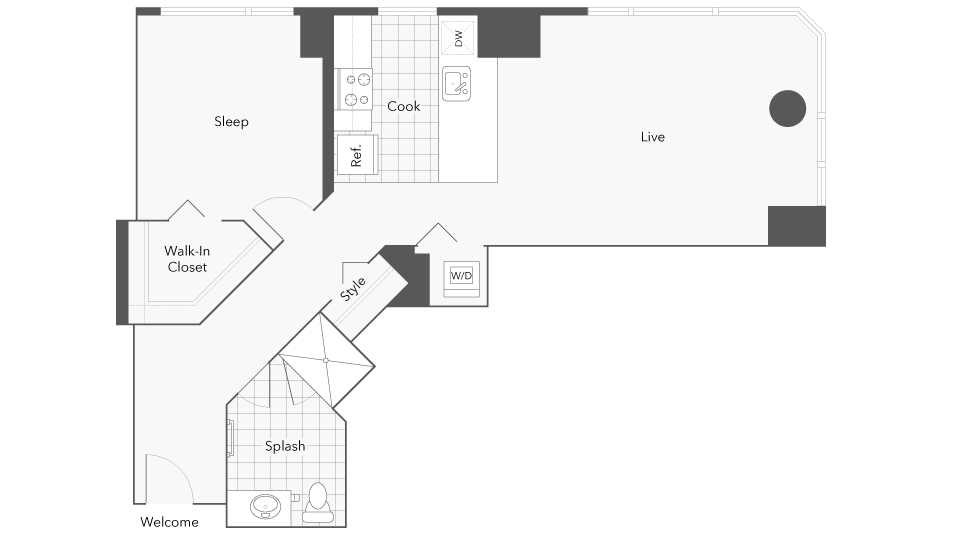 Unit 1012 floor plan
