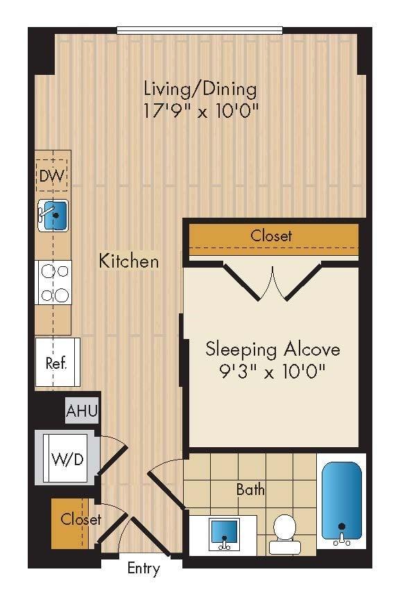 Studio-S4b floor plan