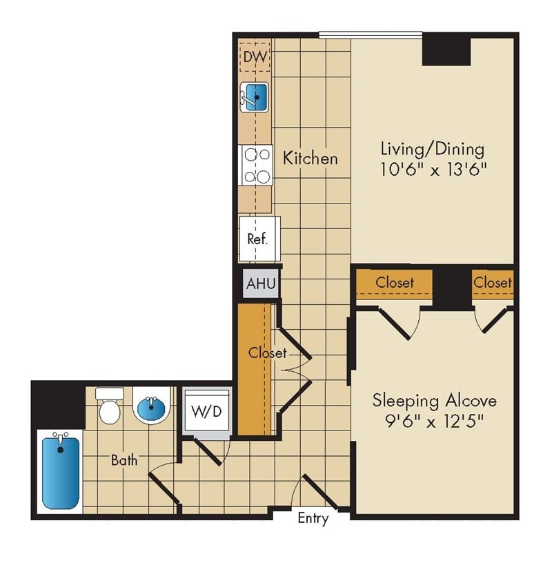 Studio-S7b floor plan