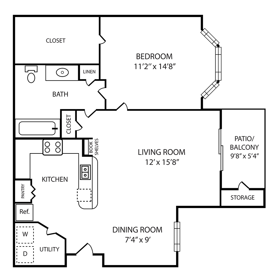 A2 floor plan
