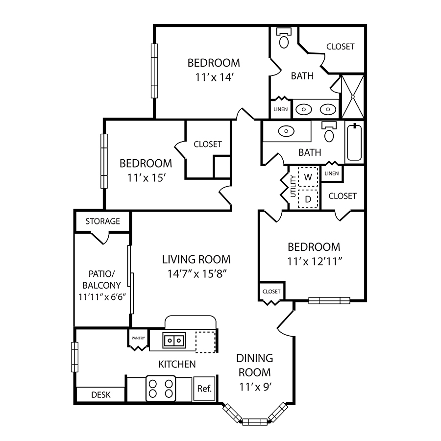 D1 floor plan