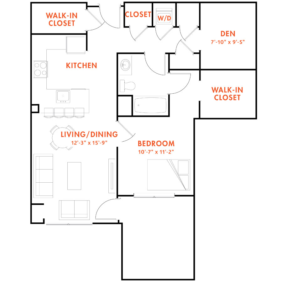 A1D1-1 floor plan