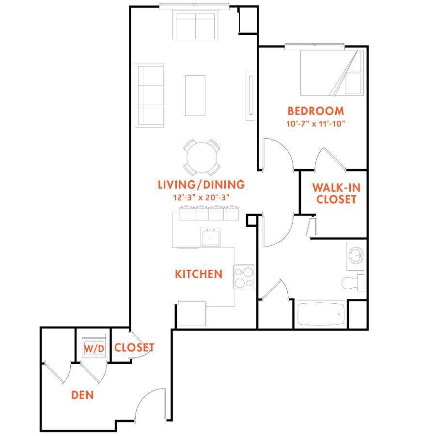 A1C1-1 floor plan