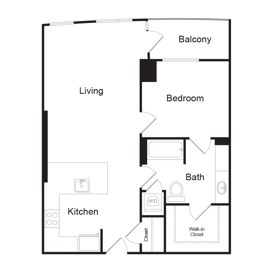N floor plan