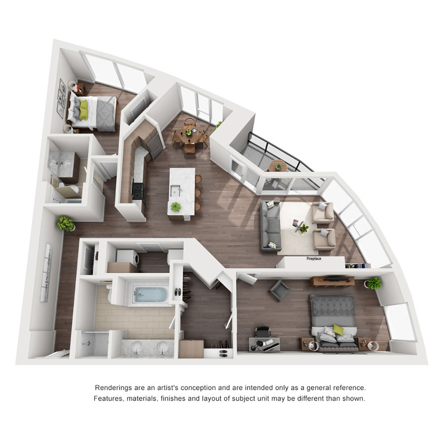Club D floor plan