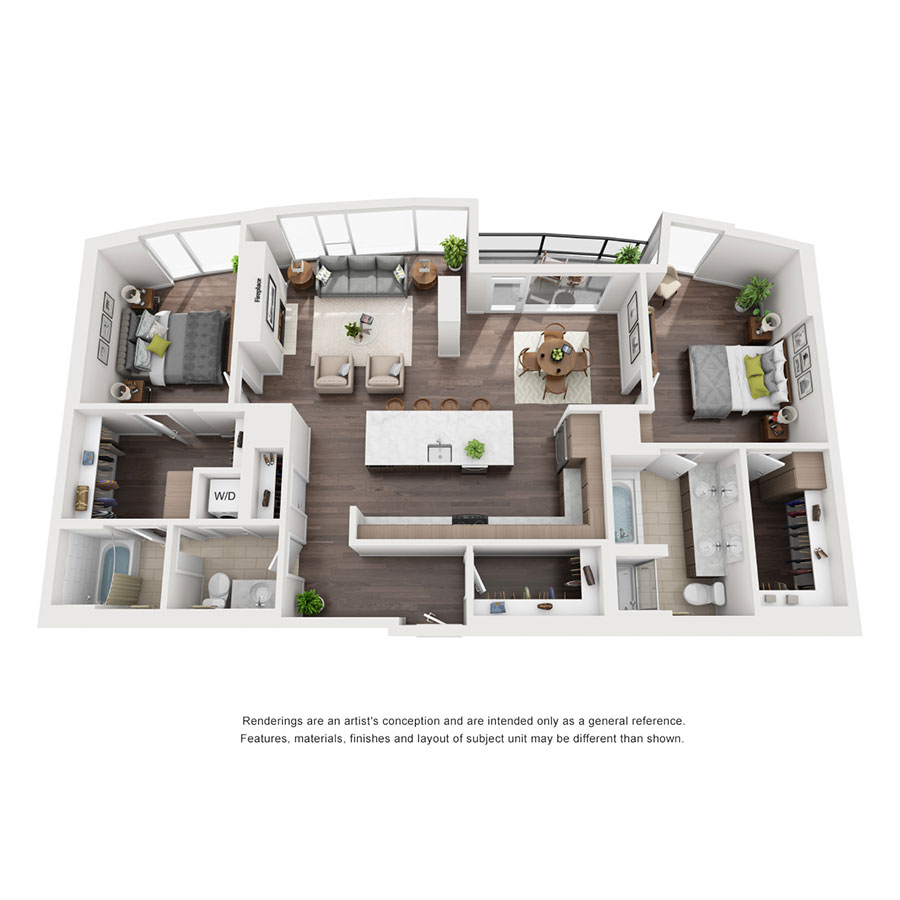 Club B floor plan