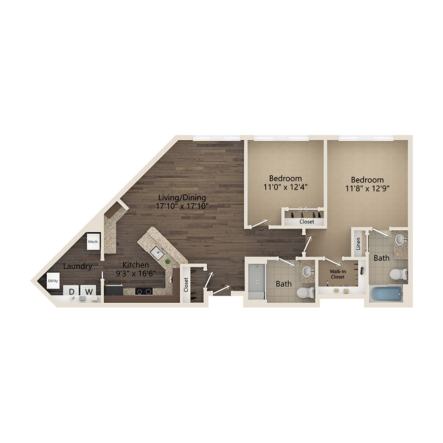 Caldwell floor plan