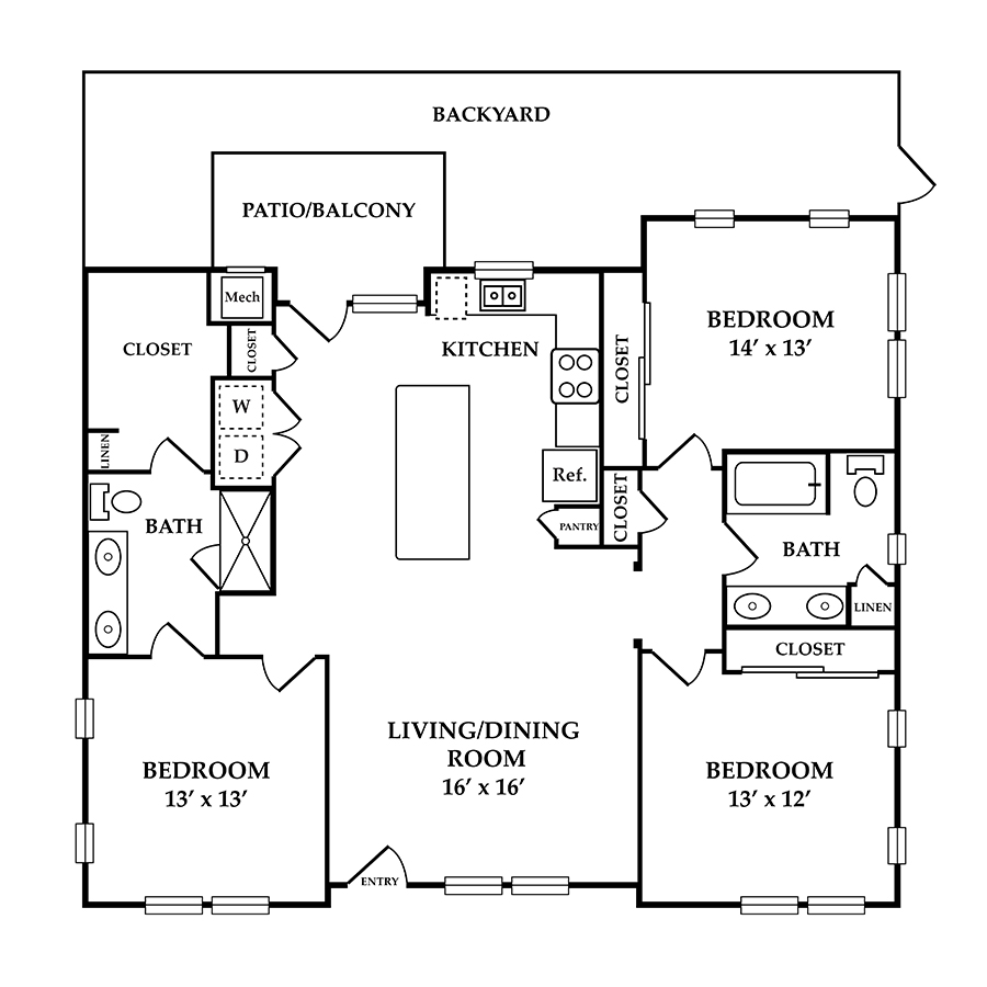 CC1 floor plan