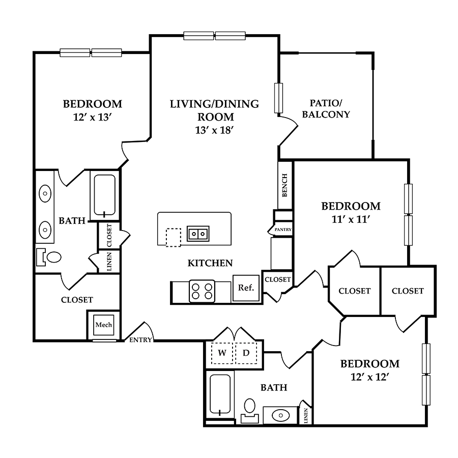 C1 floor plan