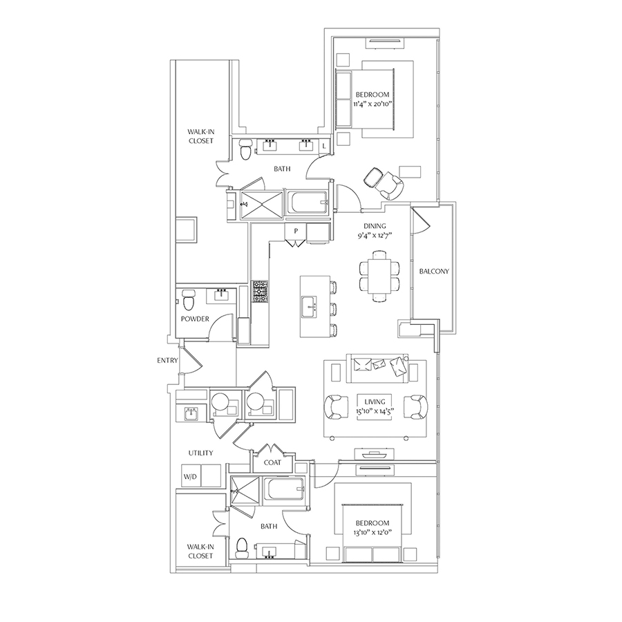 B20PH floor plan