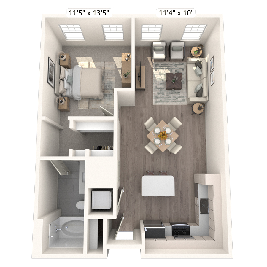A1 floor plan