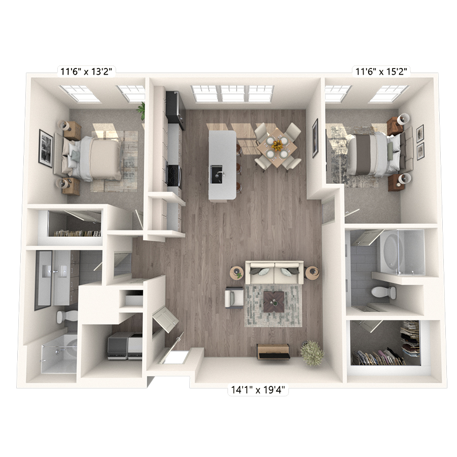 B2 floor plan