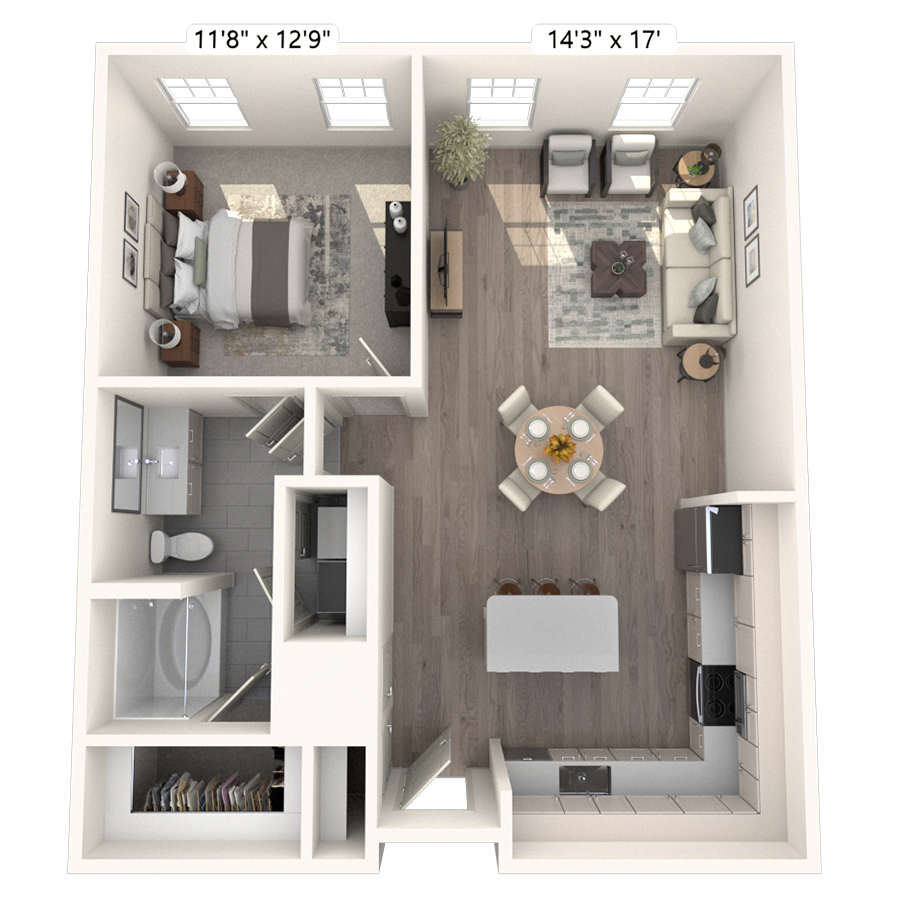 A2 floor plan