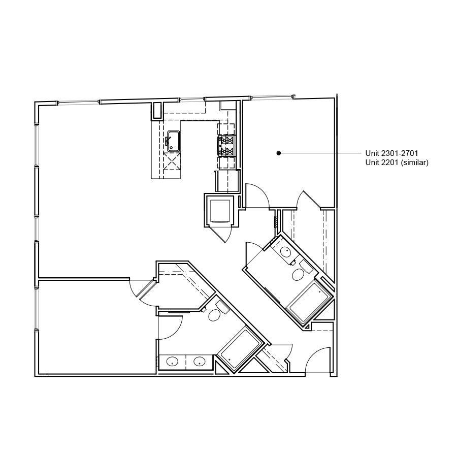 2B6D floor plan