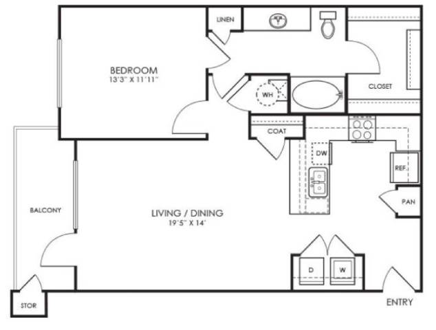A2 floor plan