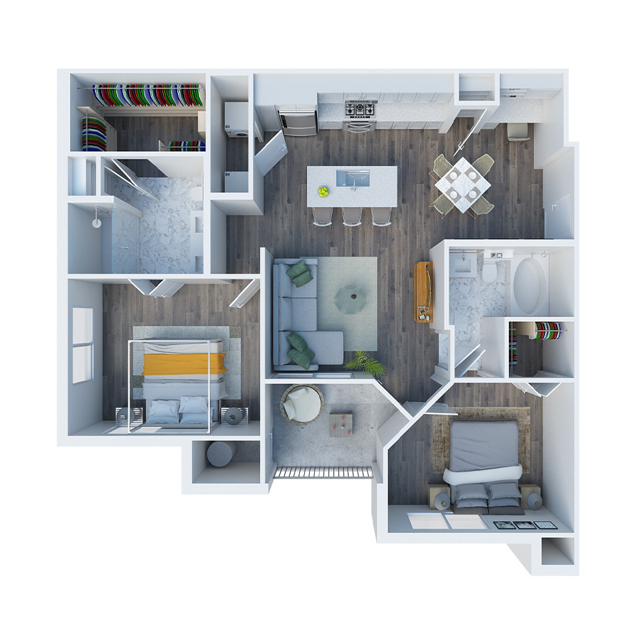 B1-II floor plan