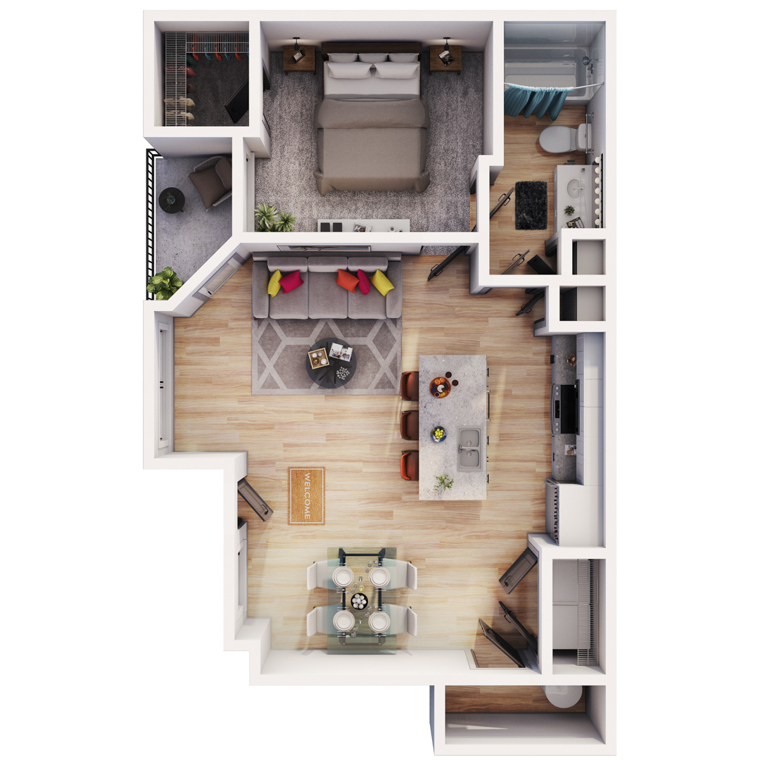 A1B floor plan